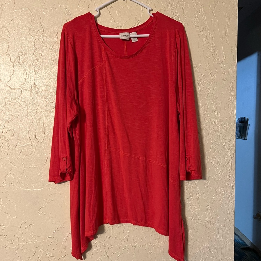 Coral Chicos top